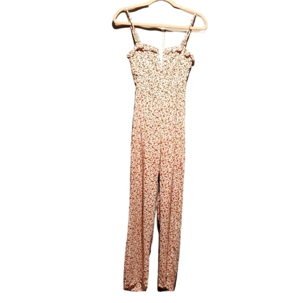 Women's Flynn Skye Parker Cherry Rayon Jumpsuit XS - Picture 2 of 14